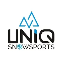 Rex Club | Logo with a stylized blue mountain silhouette above the text "UNIQ SNOWSPORTS." The "O" in "SNOWSPORTS" features a snowflake design. | Custom Caps | Custom Hats | Team Headwear | UK